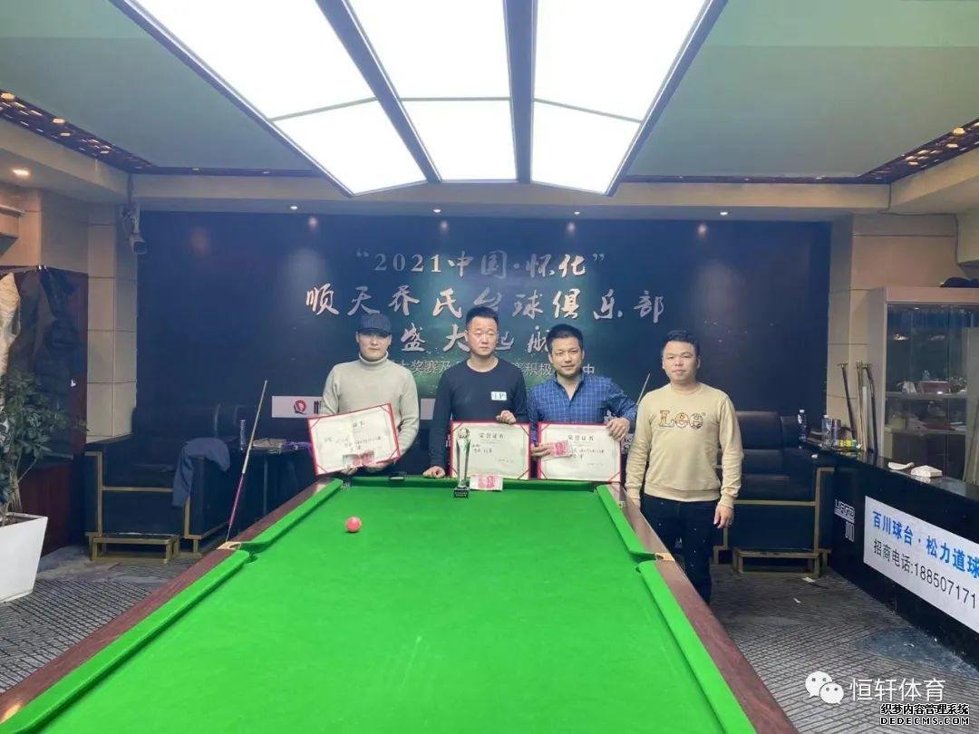 捷报 | 恭喜LP球员 张鸿 夺得 怀化顺天乔氏杯中式黑八让