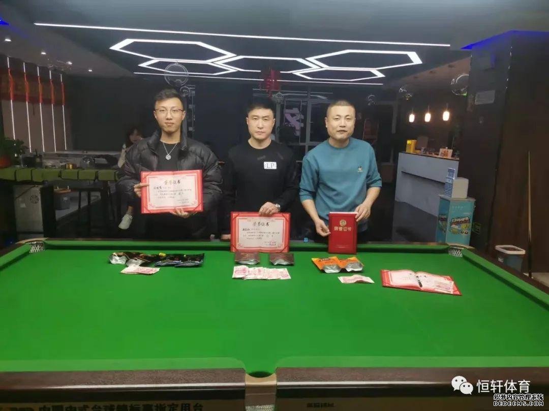 捷报 | 恭喜LP球员 姚宝旭 夺得山东郓城名汇台球俱乐部中