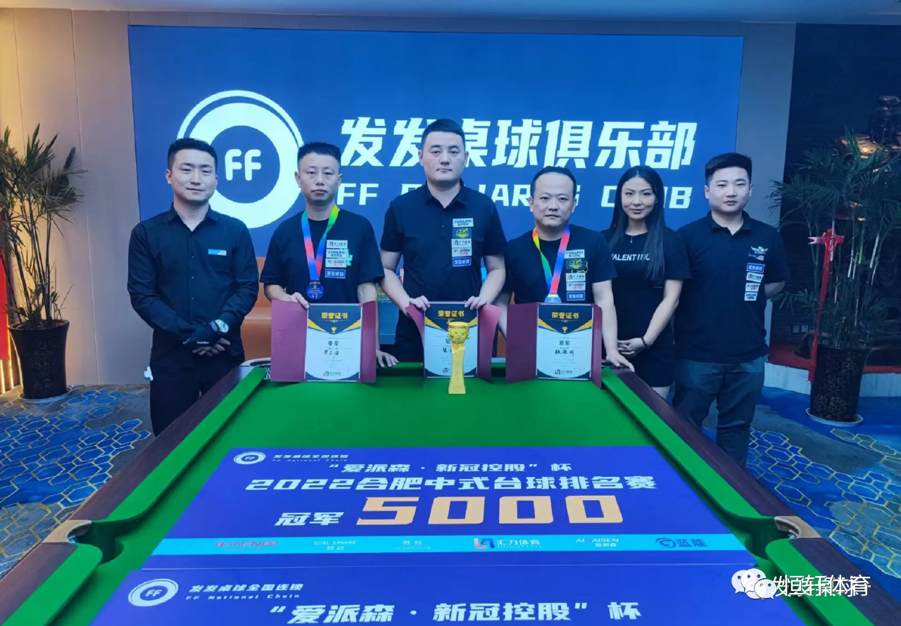 捷报 | ​恭喜LP球员张伦、段晓明包揽发发桌球合肥中式台球