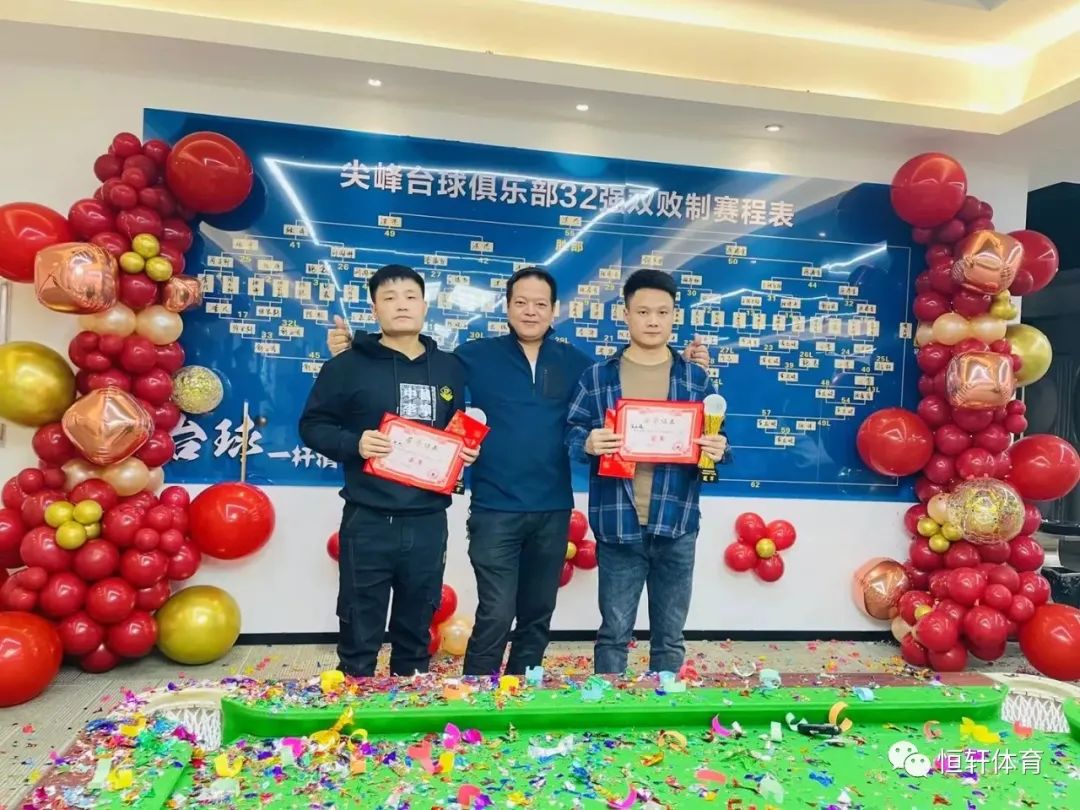 捷报 | 恭喜LP球员洪杰荣获上饶市弋阳县尖峰台球俱乐部“首
